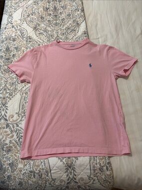 Polo by Ralph Lauren Pink Classic Fit Crew Neck Tee